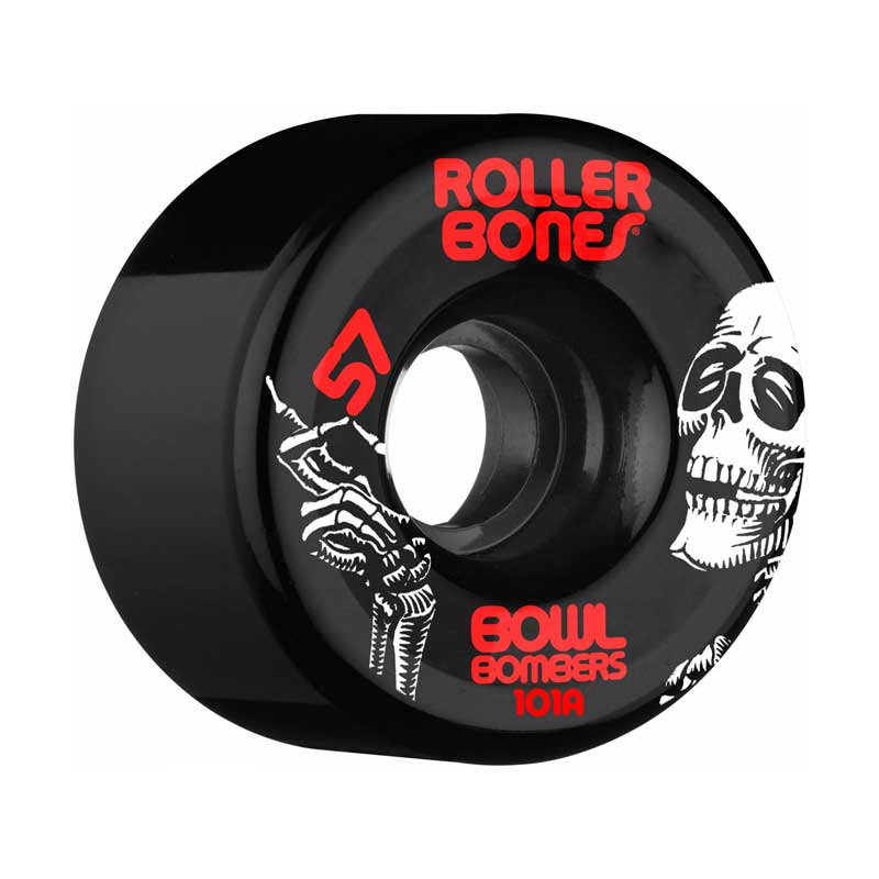 RollerBones Bowl Bombers 101a Skateboard Wheels - 57mm Or 62mm For Park & Bowl Skating