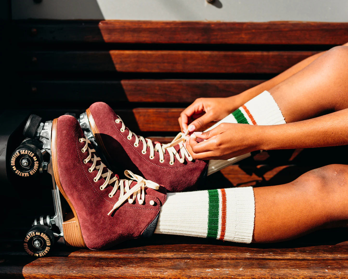 Chuffed Wanderer ‘Burgundy’ Roller Skate