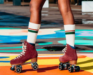 Chuffed Wanderer ‘Burgundy’ Roller Skate
