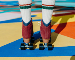 Chuffed Wanderer ‘Burgundy’ Roller Skate