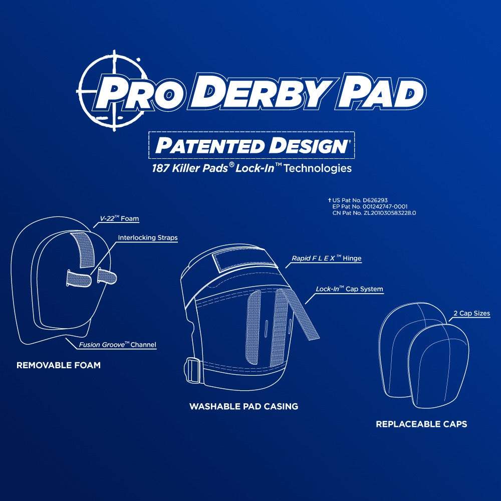 Killer 187 Pro Derby Knee Pads