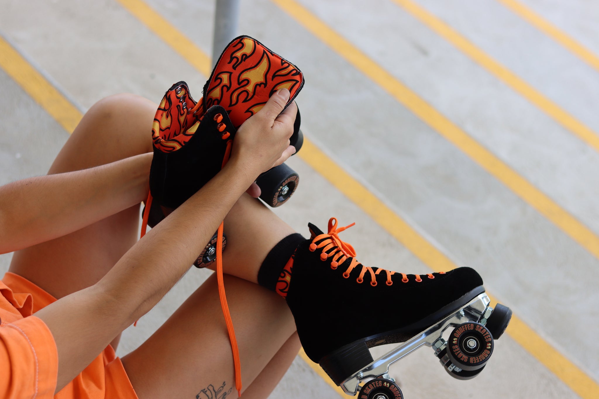 Chuffed Crew 'Fuegote' Roller Skate