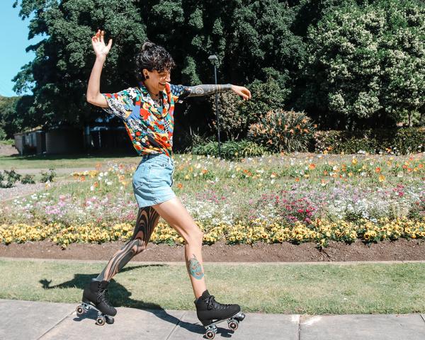 Chuffed Wanderer ‘Vegan Black’ Roller Skate