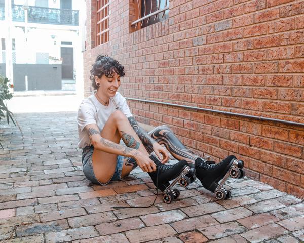Chuffed Wanderer ‘Vegan Black’ Roller Skate